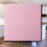 Azulejo De Cerâmica Cor Sólida Rosa Bublegum | Elegante Clássico<br><div class="desc">Cor Sólida Rosa Bublegum | Clássico | Elegante | Evolução | NA MODA | Presente</div>