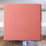 Azulejo De Cerâmica Cor Sólida Rosa do Coral Pastel | Clássico | Elega<br><div class="desc">Cor Sólida Rosa do Coral Pastel | Clássico | Elegante | Evolução | NA MODA | Presente</div>