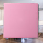 Azulejo De Cerâmica Cor Sólida Rosa do Cravo | Elegante Clássico<br><div class="desc">Cor Sólida Rosa do Cravo | Clássico | Elegante | Evolução | NA MODA | Presente</div>