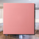 Azulejo De Cerâmica Cor Sólida Rosa do Salmão de Pastel | Clássico | E<br><div class="desc">Cor Sólida Rosa do Salmão de Pastel | Clássico | Elegante | Evolução | NA MODA | Presente</div>