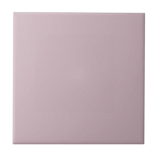 Azulejo De Cerâmica Cor Sólida Rosa Dusta | #ceb3bc (Frente)