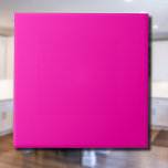 Azulejo De Cerâmica Cor Sólida Rosa Magenta | Elegante Clássico<br><div class="desc">Cor Sólida Rosa Magenta | Clássico | Elegante | Evolução | NA MODA | Presente</div>