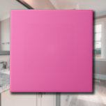 Azulejo De Cerâmica Cor Sólida Rosa Quente | Elegante Clássico<br><div class="desc">Cor Sólida Rosa Quente | Clássico | Elegante | Evolução | NA MODA | Presente</div>