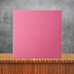 Azulejo De Cerâmica Cor Sólida Rosa Simples<br><div class="desc">Apresentando nosso Azulejo cerâmico de cor sólida, cor-de-rosa, uma adição deliciosa ao seu espaço. Com sua matiz suave e convidando fuchsia rosa, este azulejo traz um toque de calor e charme para qualquer sala. Perfeito para adicionar uma pop de cor e personalidade à sua cozinha, banheiro ou qualquer outra área....</div>