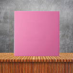 Azulejo De Cerâmica Cor Sólida Rosa Suave<br><div class="desc">Apresentando nosso Azulejo cerâmico de cor sólida, cor-de-rosa suave, uma adição deliciosa ao seu espaço. Com sua matiz suave e convidando fuchsia rosa, este azulejo traz um toque de calor e charme para qualquer sala. Perfeito para adicionar uma pop de cor e personalidade à sua cozinha, banheiro ou qualquer outra...</div>
