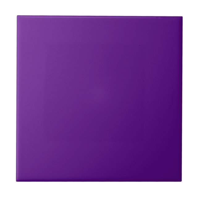 Azulejo De Cerâmica Cor Sólida: Roxo (Frente)