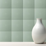 Azulejo De Cerâmica Cor sólida Sage Mist verde-claro<br><div class="desc">Sage Sage Mist verde-claro design.</div>