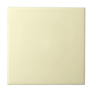 Azulejo De Cerâmica Cor Sólida Simples Amarelo-Limão Moderno