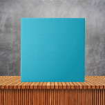Azulejo De Cerâmica Cor Sólida Simples Azul Minimalista<br><div class="desc">Apresentando nosso Azulejo de cerâmica de cor sólida simples, simples e uniforme, uma adição chic e versátil ao seu espaço. Com linhas limpas e matiz azul-cerulana serena, esse azulejo oferece uma estética eterno e minimalista. Perfeito por adicionar um toque de calma e sofisticação a qualquer quarto, seja o seu esfregaço...</div>