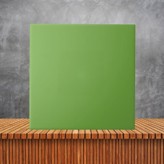 Azulejo De Cerâmica Cor Sólida Simples Minúscula Verde Comum #73A942