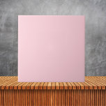 Azulejo De Cerâmica Cor Sólida Simples Rosa Minimalista<br><div class="desc">Cor Sólida Simples Rosa Minimalista</div>