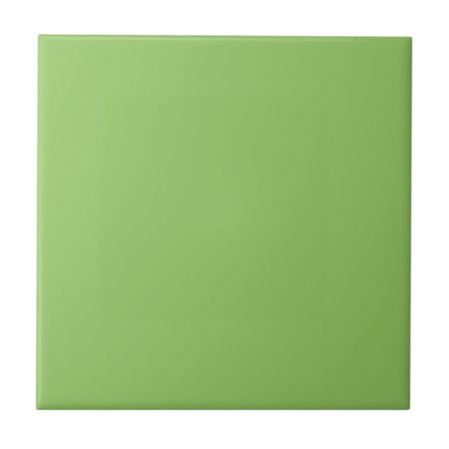 Azulejo De Cerâmica Cor Sólida Verde-Alface (Frente)