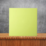 Azulejo De Cerâmica Cor Sólida Verde Amarelo Minimalista<br><div class="desc">Apresentando nosso Azulejo amarelo verde cerâmico, um sutil mas encantador acréscimo ao seu espaço. Com sua matiz amarela pastel macia que lembra o milho fresco, esse azulejo traz calor e brilho para qualquer sala. Perfeito para criar uma atmosfera minimalista e convidativa na cozinha, no banheiro ou em qualquer outra área....</div>