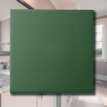 Azulejo De Cerâmica Cor Sólida Verde Caçadora | Clássico | Elegante<br><div class="desc">Cor Sólida Verde Caçadora | Clássico | Elegante | Evolução | NA MODA | Presente</div>