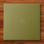 Azulejo De Cerâmica Cor Sólida Verde do Motoso Antigo<br><div class="desc">Cor Sólida Verde do Motoso Antigo</div>