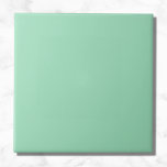 Azulejo De Cerâmica Cor Sólida Verde do Seafoam<br><div class="desc">Cor Sólida Verde do Seafoam</div>