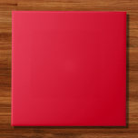 Azulejo De Cerâmica Cor Sólida Vermelha de Cádmio<br><div class="desc">Cor Sólida Vermelha de Cádmio</div>