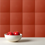 Azulejo De Cerâmica Cor sólida - vermelho alaranjado queimado<br><div class="desc">Design vermelho alaranjado queimado de cor sólida.</div>