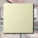 Azulejo De Cerâmica Cor Sólido Amarelo-Manteiga | Elegante Clássico<br><div class="desc">Cor Sólido Amarelo-Manteiga | Clássico | Elegante | Evolução | NA MODA | Presente</div>