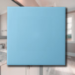 Azulejo De Cerâmica Cor Sólido Azul Bebê | Clássico | Elegante<br><div class="desc">Cor Sólido Azul Bebê | Clássico | Elegante | Evolução | NA MODA | Presente</div>