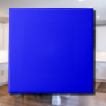 Azulejo De Cerâmica Cor Sólido Azul | Clássico | Elegante<br><div class="desc">Cor Sólido Azul | Clássico | Elegante | Evolução | NA MODA | Presente</div>
