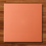Azulejo De Cerâmica Cor Sólido Coral<br><div class="desc">Cor Sólido Coral</div>