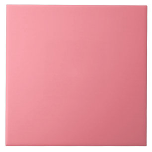 Azulejo De Cerâmica Cor Sólido Rosa Coral