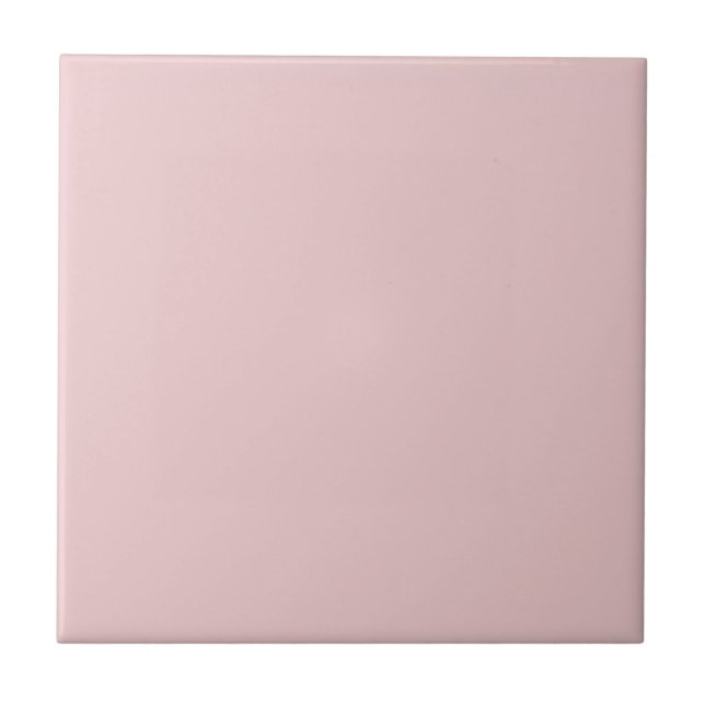 Azulejo De Cerâmica Cor Sólido Rosa rosa (Frente)