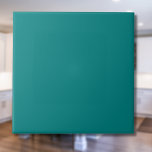 Azulejo De Cerâmica Cor Sólido Teal | Clássico | Elegante<br><div class="desc">Cor Sólido Teal | Clássico | Elegante | Evolução | NA MODA | Presente</div>