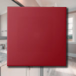 Azulejo De Cerâmica Cor Sólido Vermelha Ruby | Clássico | Elegante<br><div class="desc">Cor Sólido Vermelha Ruby | Clássico | Elegante | Evolução | NA MODA | Presente</div>