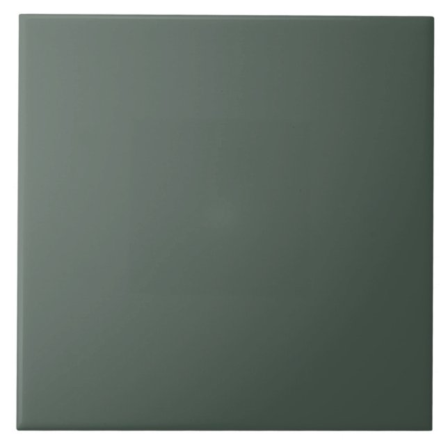 Azulejo De Cerâmica Cor Verde (Frente)