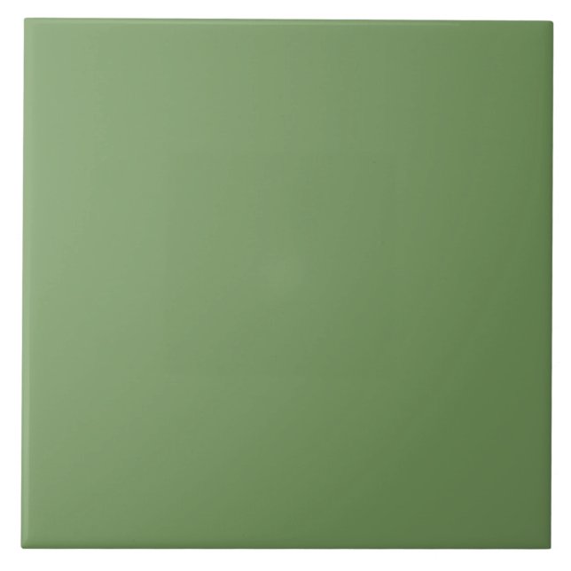 Azulejo De Cerâmica Cor Verde (Frente)