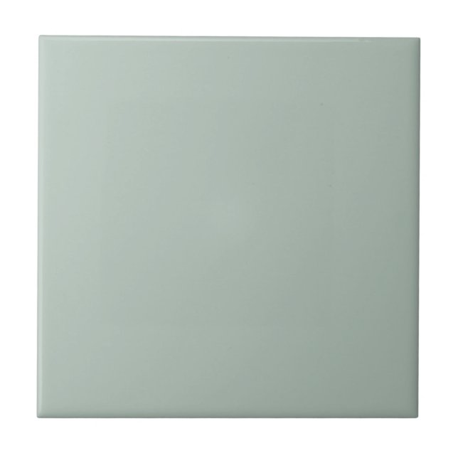 Azulejo De Cerâmica Cor Verde Eucalipto Suave (Frente)