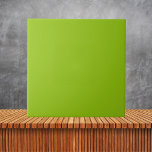 Azulejo De Cerâmica Cor Verde Sólido<br><div class="desc">Azulejos de cerâmica de cor sólida amarela</div>