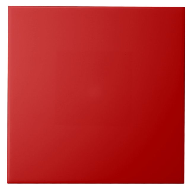 Azulejo De Cerâmica Cor Vermelho (Frente)