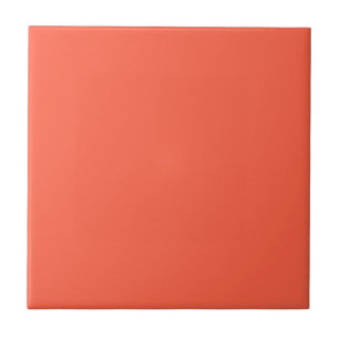 Azulejo De Cerâmica Cor Vermelho Tomate FF6347, com opção para adicion