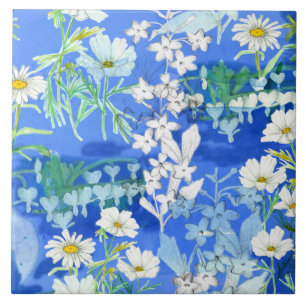 Azulejo De Cerâmica Coração Sangrento do Cosmos do Jardim da Flor Bran