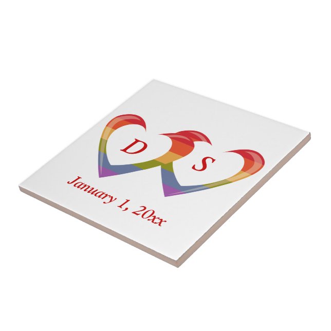 Azulejo De Cerâmica Corações Abertos (Lateral)