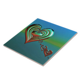 Azulejo De Cerâmica Corações Alto do Céu