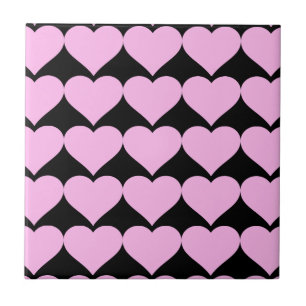 Azulejo De Cerâmica Corações Rosa,Amor Incondicional_