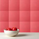 Azulejo De Cerâmica Coral brilhante de cor sólida<br><div class="desc">Design de coral brilhante de cor sólida.</div>