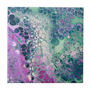 Azulejo De Cerâmica Corante Acrílico Sereia, Abstrato Colorida Legal