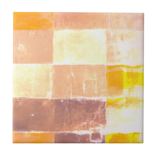 Azulejo De Cerâmica Cores Amarelas Vwndretti (Frente)