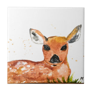 Azulejo De Cerâmica Cores d'água pintadas com pintura rústica de coz