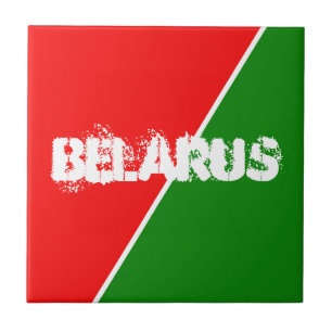 Azulejo De Cerâmica Cores de Bandeiras Nacionais da Bielorrússia