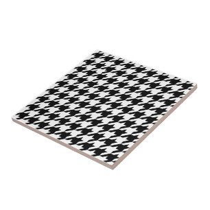 Azulejo De Cerâmica Cores DIY Padrão Xadrez Houndstooth