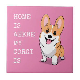Azulejo De Cerâmica Corgi