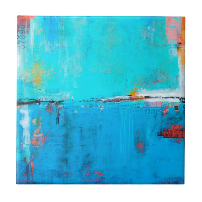 Azulejo De Cerâmica Correspondência Blues 5 (Frente)