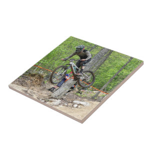 Azulejo De Cerâmica Corrida de bicicleta Enduro Mountain