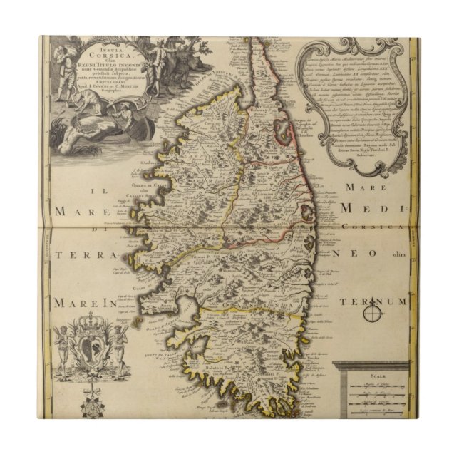 Azulejo De Cerâmica Córsega (Frente)